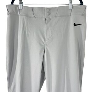 NEW Nike Women's Large 3/4 Length Vapor Select Gray Softball Pants NWT‎